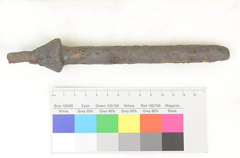 Endzustand dse stangenförmigen Eisenwerkzeuges 1342 