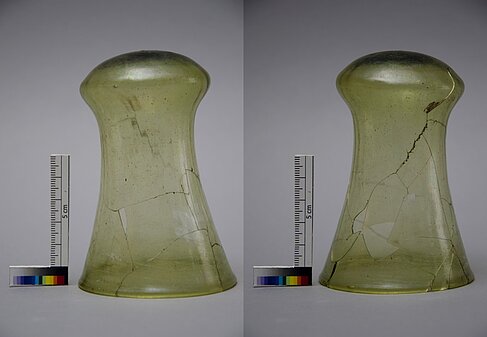 Zustand nach der Reinigung, Sicherung und Klebung
