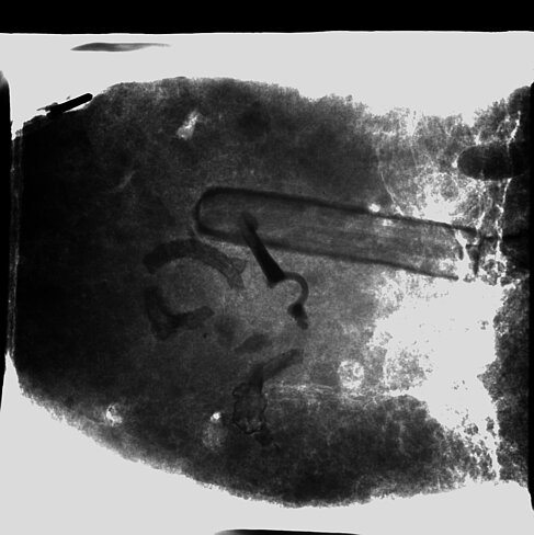 Komplexer in-situ Befund aus dem Frauengrab AE 329/ Immenbeck